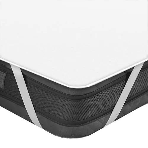 Komfortec Wasserdichter Matratzenschoner 120x200cm 2er-Set - Matratzenauflagen: Atmungsaktiv, knisterfrei und Oeko-TEX zertifiziert für höchsten Schlafkomfort und hygienischen Schutz vor Flüssigkeiten.
