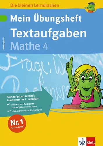 Mein Übungsheft Textaufgaben, Mathe 4. Schuljahr Hans Bergmann