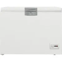 Beko HSM22340 Stand Gefriertruhe - Tiefkühler mit 230 L Volumen, Schnellgefrieren und LED Beleuchtung – ideal für große Haushalte und optimale Lagerung.