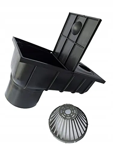 Regensinkkasten Regenrohrablauf Regenwasserablauf Dachrinnenablauf schwarz