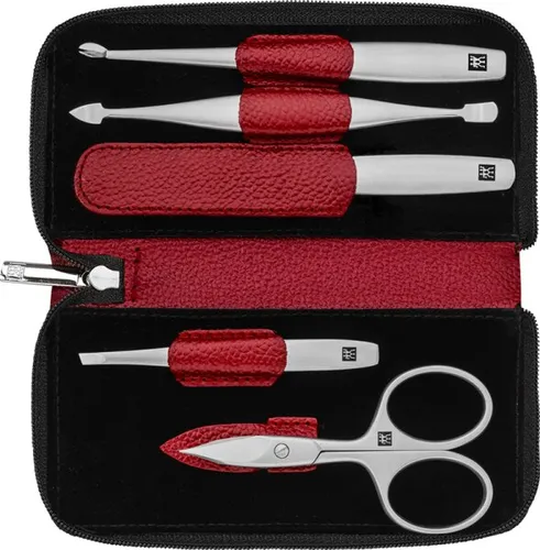 ZWILLING Premium Maniküre Set 5tlg. in Rot in rot von ZWILLING Beauty
