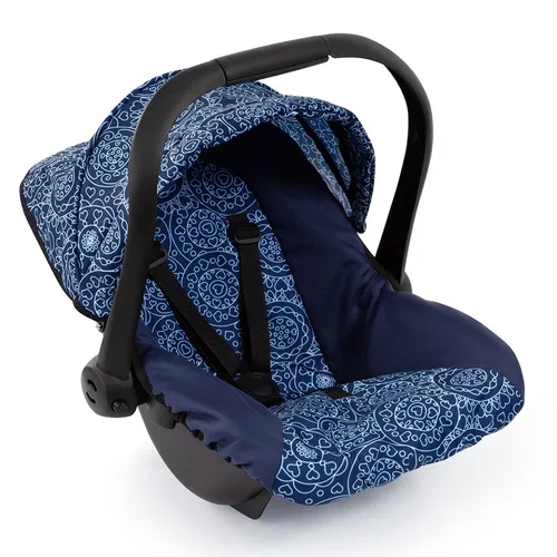 Bayer Design 67903AA Puppen-Autositz EasyGo - Puppenwagen Zubehör für Puppen bis 46 cm, mit Sonnendach und Sicherheitsgurt, schaukelbar und als Puppenbett nutzbar, passend zu Vario-Puppenwagen.