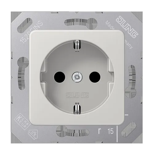 Jung Steckdosen Schwarz von Jung SCHUKO-Steckdose Steckdosen