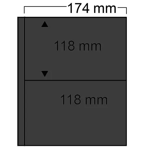 Safe Ergänzungsblätter Compact schwarz Nr. 7878 (5er Pack) Neu