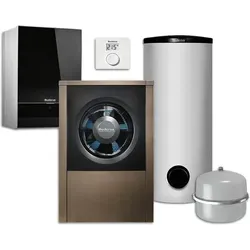 Buderus WLW196i-14 AR E AR-3 Luft/Wasser-Wärmepumpe SH400S-B HS25.6