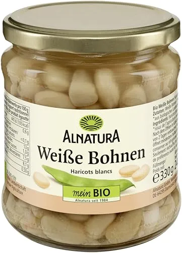 Alnatura Bio Weiße Bohnen, 330 g