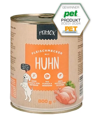 Primox Hundenassfutter Adult 800 g Huhn