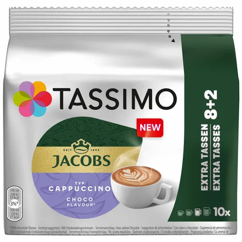 Tassimo Jacobs Cappuccino Choco Kapseln, 30 T-Discs