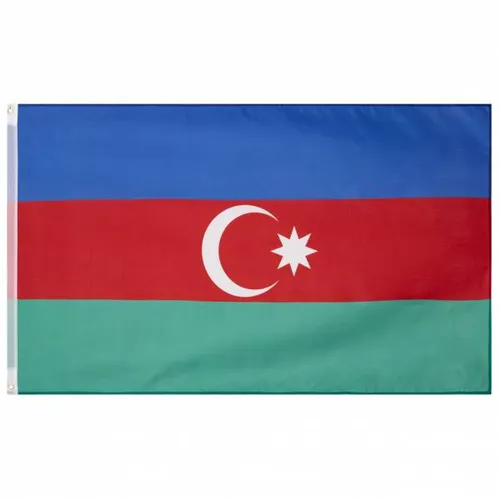 Aserbaidschan Flagge MUWO 