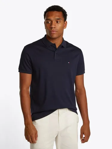 Tommy Hilfiger LIQUID COTTON ESSENTIAL REG POLO blau XXXL - Herren-Shirt aus 100% Baumwolle, weich und atmungsaktiv, ideal für lässige Anlässe, mit klassischem Polokragen und Markenlabel.