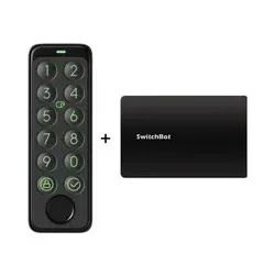 SwitchBot Keypad Touch: Smartes Codeschloss für Lock Pro - Smart Home (Haussteuerungen) - Modernes Codeschloss mit Touchscreen für einfache Bedienung und zusätzliche Sicherheit.