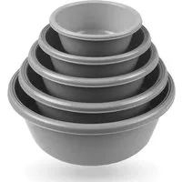ProHome Schüssel 5er Set Grau