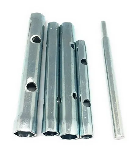 Rohrsteckschüssel 5-tlg. Steckschlüssel Satz 8-15 mm Rohrschlüssel Sechskant