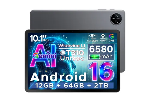 DOOGEE TAB A9 Tablet 10 Zoll, Android Tablet, 64GB ROM (TF 2TB), 5G WiFi Tablet (10.1