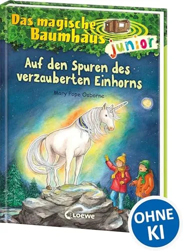Das magische Baumhaus junior (Band 33) - Auf den Spuren des verzauberten Einhorns: Begib dich mit Anne und Philipp auf die Suche nach dem verwunschenen Einhorn - Erstlesebuch für Kinder ab 6 Jahren