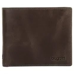 bugatti Volo Geldbeutel Herren - Hochwertige Leder Geldbörse Braun - Herren-Geldbörse mit 5 Kartensteckfächern und edlem Design, perfekt für Freizeit und Business. Kompakt und leicht für die Hosentasche, geliefert in einer eleganten Geschenkbox.