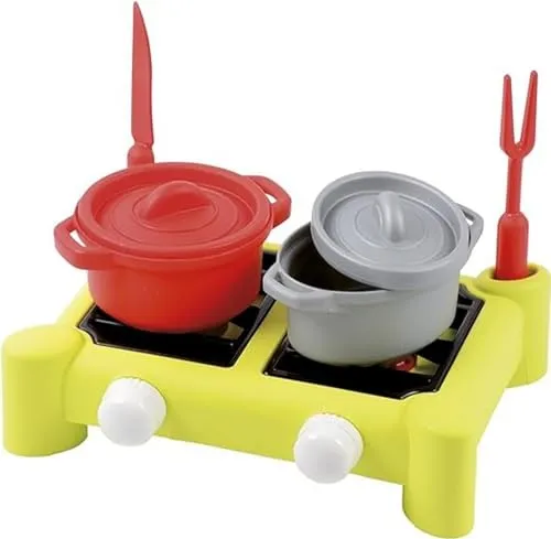 Ecoiffier Toys - 602 - Garni Kocher für Kinder 100% Chef - 7-teilig - ab 18 Monaten - Made in France
