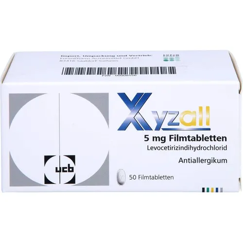 XYZALL 5 mg Filmtabletten 50 St. von EurimPharm