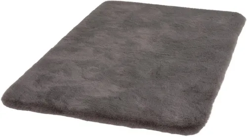 SCHÖNER WOHNEN Badematte Bali, rutschhemmend und waschbar - Badematte aus 100% Polyester, kuschelige Fell-Haptik, fußbodenheizungsgeeignet und rutschhemmend beschichtet - ideal für ein sicheres und komfortables Badezimmer.