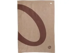 bugatti Geschirrtuch Ellipse in braun von Bugatti