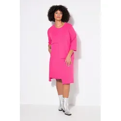 Angel of Style Jerseykleid Sweatkleid offene Kanten 3/4-Ärmel