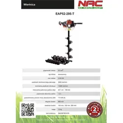 Nac Akku-Rasentrimmer 20V 28cm mit 2Ah Akku