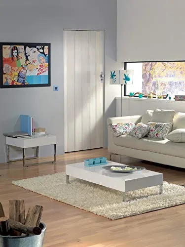 Grosfillex Falttür Axia, esche weiß Lamellentür Schiebetür von Grosfillex