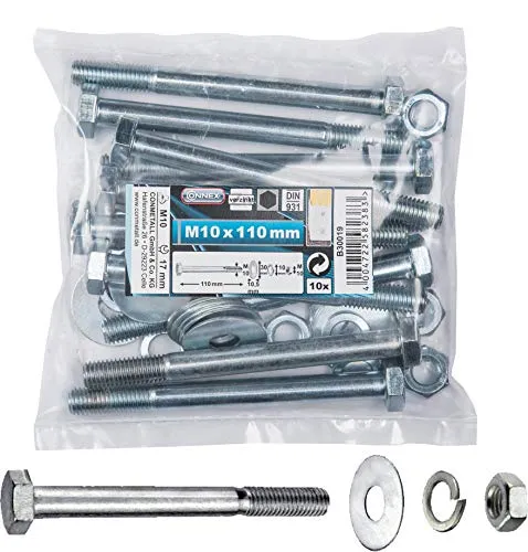 Connex Sechskantschrauben M10 x 110 mm von Connex