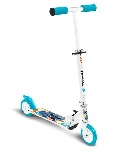 TROTTINETTE Pliable Stitch - Faltbarer Scooter - Roller / Kickboards mit sicherem Faltmechanismus, ABEC 5 Kugellager, höhenverstellbar und rutschfestem Aluminiumdeck für maximalen Fahrkomfort.