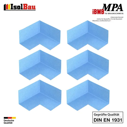 Isolbau Innenecke 6 Stk. Abdichtung Dichtmanschette Flüssigfolie Dichtband Außen