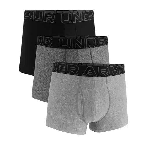 Under Armour Herren Tech Performance Boxershorts 3er-Pack - Herren-Boxershorts aus recyceltem Polyester, atmungsaktiv und feuchtigkeitsableitend für ganztägigen Komfort und perfekte Passform.