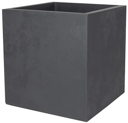 EDA Pflanzgefäß BASALT doppelwandig 395 mm anthrazit