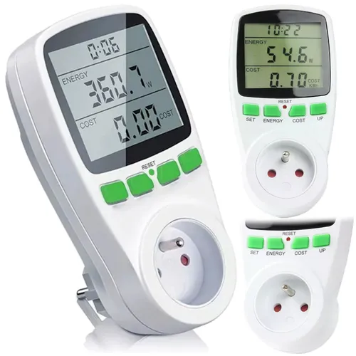 Wattmeter mit LCD-Anzeige
