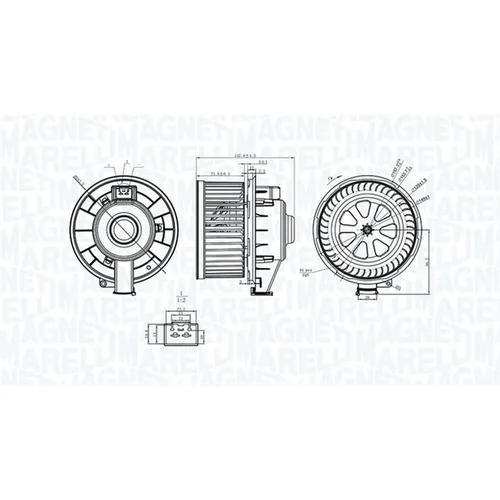 Magneti Marelli Innenraumgebläse 069412253010