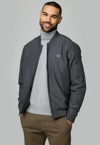 Indicode Sommerjacke INMaxim - Funktionsjacke im klassischen Bomberjacken-Stil mit geripptem Stehkragen, ideal für lässige Sommerlooks und vielseitige Freizeitoutfits.