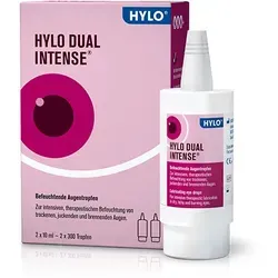 HYLO DUAL Intense Augentropfen 2X10 ml von URSAPHARM Arzneimittel