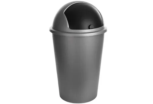 Centi Mülleimer Mülleimer mit Schiebedeckel geruchsdicht 50L