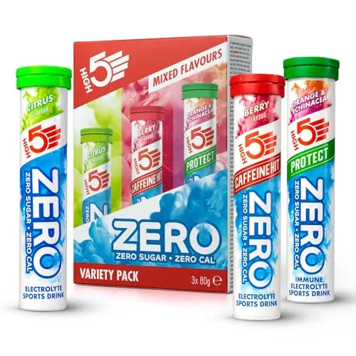 High5 Zero Variety Pack, 3 x 20 Brausetabletten, Variety Mix MHD: 08.12.2023