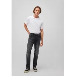Mavi Herren Jeans Martin Straight - Dunkle Waschung - Jeans mit normalhohem Bund und 5-Pocket-Style, aus mittlerem Stretch-Denim und recyceltem Polyester - ideal für lässige Looks.