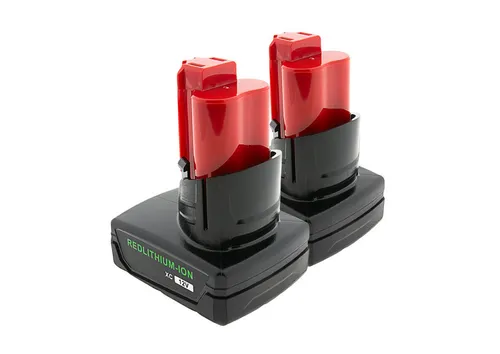 Patona 2er-Set PATONA Akku Milwaukee M12 RedLithium 12V 6.0Ah - Hochleistungs-Akkus für Milwaukee M12 Geräte, langlebig und zuverlässig für den täglichen Einsatz, ideal für Profis und Heimwerker.