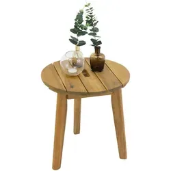 ebuy24 Gartentisch Chania Beistelltisch Ø40cm aus Akazie