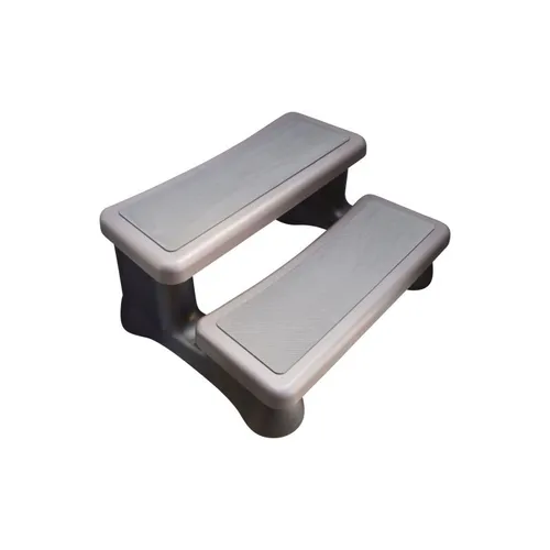 Whirlpooltreppe 2 Stufen Braun – Sicherer Einstieg für Whirlpool & SPA