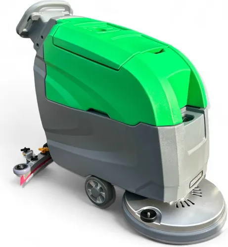 DeTec Hartbodenreiniger Scheuersaugmaschine 24V in grün von Detec