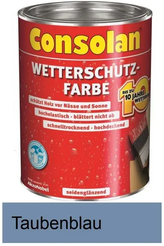 Profi Consolan Wetterschutz-Farbe Taubenblau 750 ml NEU&OVP TOP
