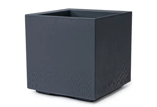 KONZEPT großer Pflanzkübel auf Rollen 40x40x40 cm - Übertöpfe mit integriertem Bewässerungssystem und Rollen für müheloses Verschieben. Ideal für Balkon, Terrasse und Garten – wetterfest und stilvoll in Beton-Optik.