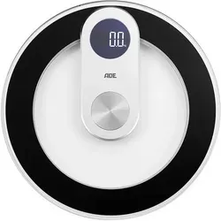 ADE BE 1700 Iris Digitale Personenwaage - Elegante digitale Personenwaage aus Glas mit einem Wägebereich bis 150 kg, ideal für präzise Gewichtsmessungen im modernen Zuhause.