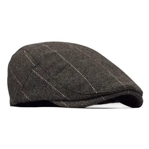 besbomig Schiebermütze Barret Flat Cap - Schirmmützen für Herren, klassisches Design in verschiedenen Farben, warm und atmungsaktiv, ideal für Herbst und Winter.
