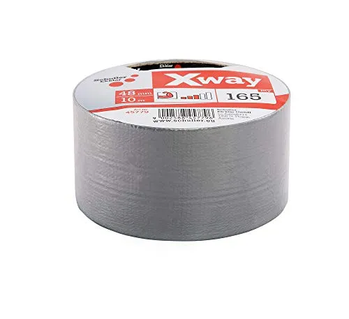 Schuller Eh'klar XWAY Gewebeband stark / 48 mm x 10 m/GRAU/EINZEL