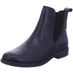 MARCO TOZZI Damen Chelsea Boot 2-25366-41, Navy - Wanderschuhe aus hochwertigem Leder mit gepolsterter Feel Me Innensohle für optimalen Komfort. Ideal für Alltag und Freizeit – stilvoll und bequem!