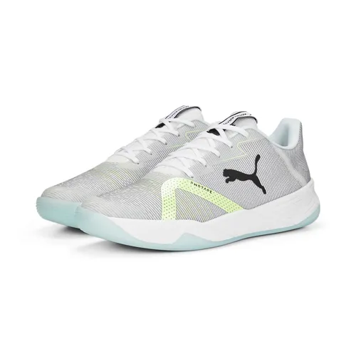Puma Accelerate Turbo Nitro II Hallen-Indoorschuhe - Badmintonschuhe Herren mit NITRO-Schaum für verbesserte Dämpfung und SPEEDMESH+ Obermaterial für optimale Bewegungsstabilität – ideal für Flügelspieler und Angreifer.